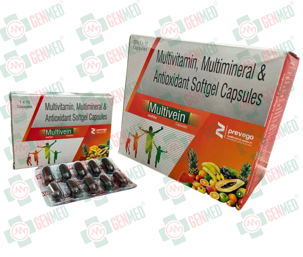 Multivein Soft Gelatin Capsule