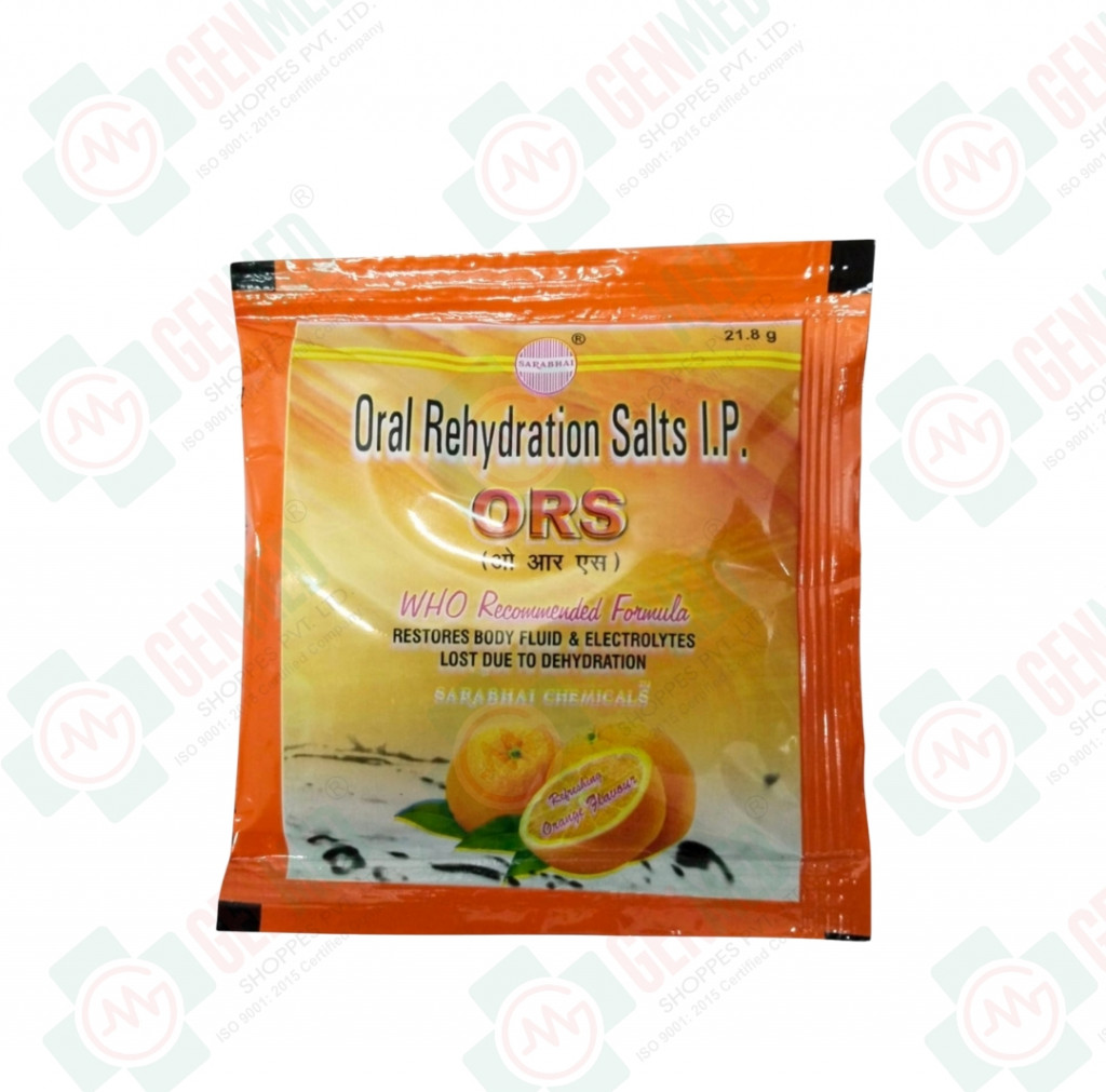 GenMed | ORS Orange Powder 21.8 GM | Fast-Acting Oral Rehydration ...