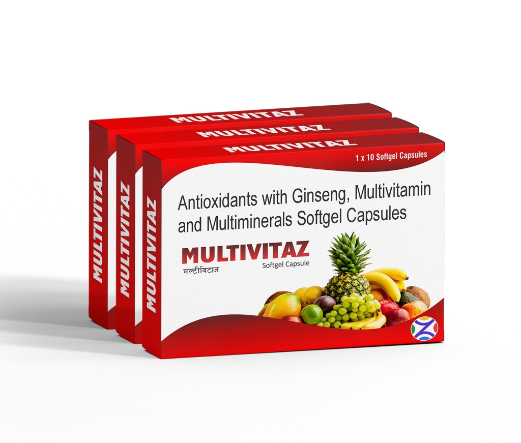 Multivitaz Softgel Capsule Pack of 3